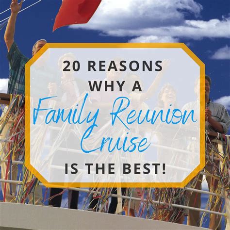 20 Reasons Why a Family Reunion Cruise is the Best Reunion!