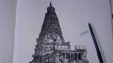 Brihadeeswarar Temple Sketches