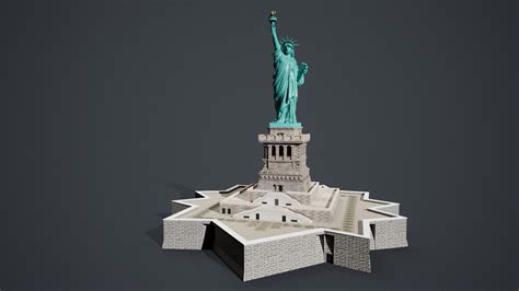 Statue Of Liberty Model - TurboSquid 2146429