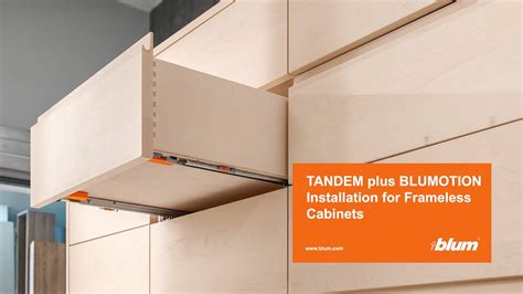 Blum Tandem Plus Blumotion Soft-close Undermount Drawer Slides | edu ...