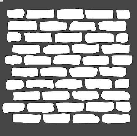 Image result for brick stencil | Stencils, Stencils wall, Stencils printables