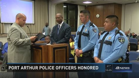 Port Arthur Police Officers Honored for Bravery | 12newsnow.com