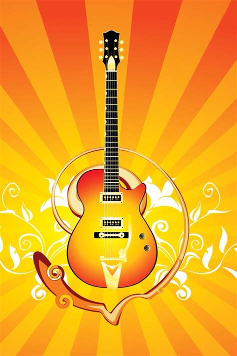 Orange Electric Guitar | Orange electric guitar, Guitar, Music is life