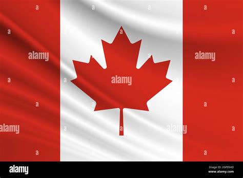 Flag of Canada Fabric texture of the flag of Canada Stock Photo - Alamy