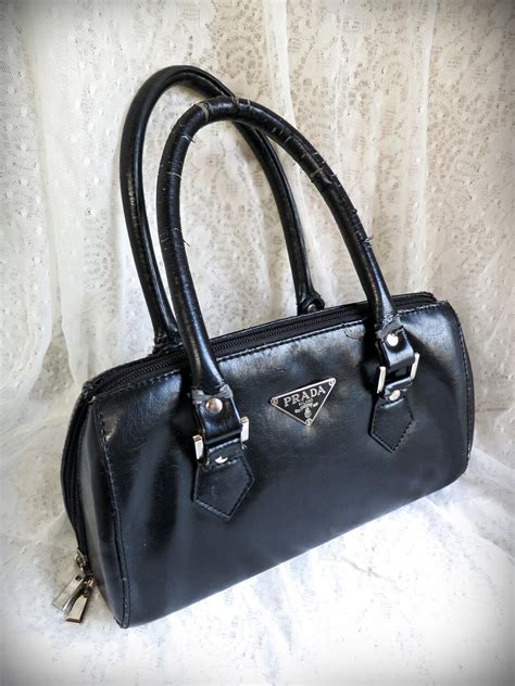 Prada Milano inspired handbag purse Prada by BloobirdiesVintage