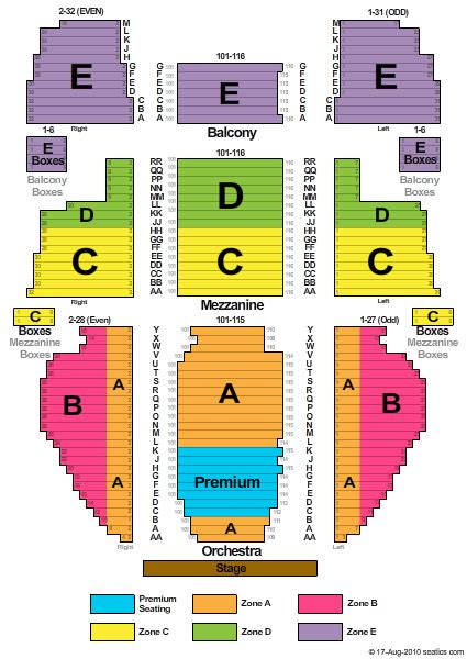 New Amsterdam Theatre Seating Chart | New Amsterdam Theatre | Manhattan ...