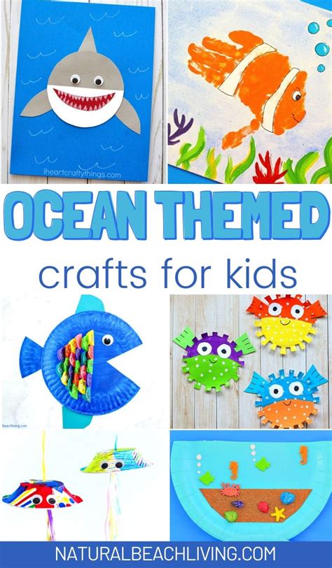 25+ Under the Sea Crafts for Kids - Awesome Ocean Themed Crafts - Natural Beach Living