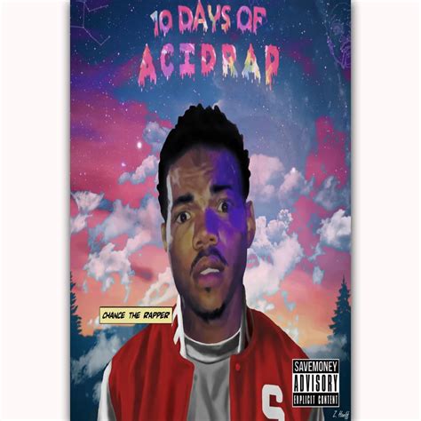 MQ143 Chance the Rapper 10 Days Of Acid Rap Music Album Cover Hot Art ...