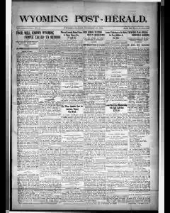 Wyoming Post Herald Newspaper Archives, Dec 19, 1923, p. 1