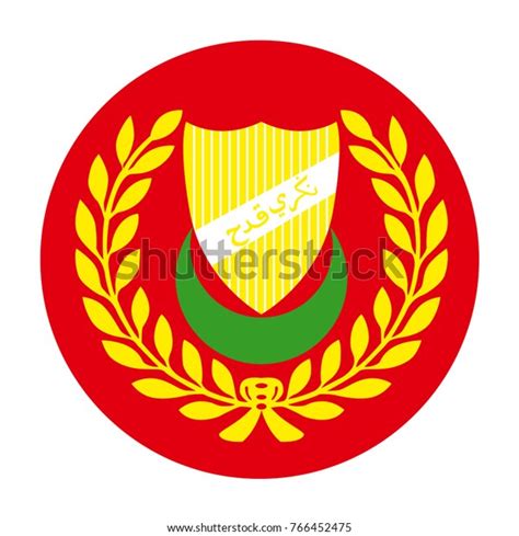 Flag Coat Arms Kedah Stock Vector (Royalty Free) 766452475