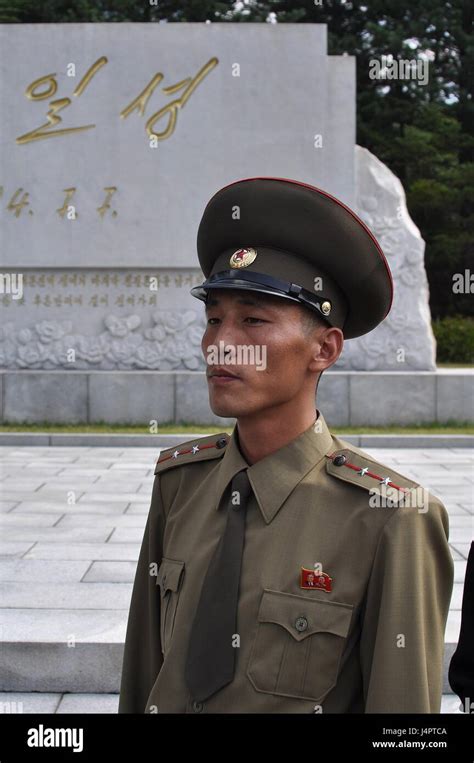 North Korean soldier at DMZ Panmunjom, North Korea Stock Photo - Alamy