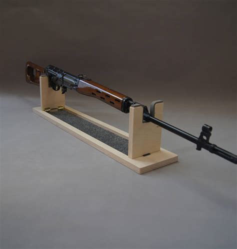 Gun rack stand rifle shotgun cleaning rifle stand Storage Shed Organization, Gun Storage, Wood ...