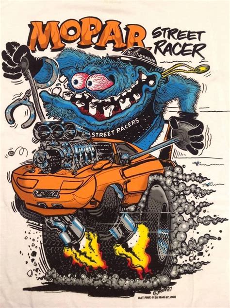 Rat Fink | Rat fink, Cartoon car drawing, Ed roth art