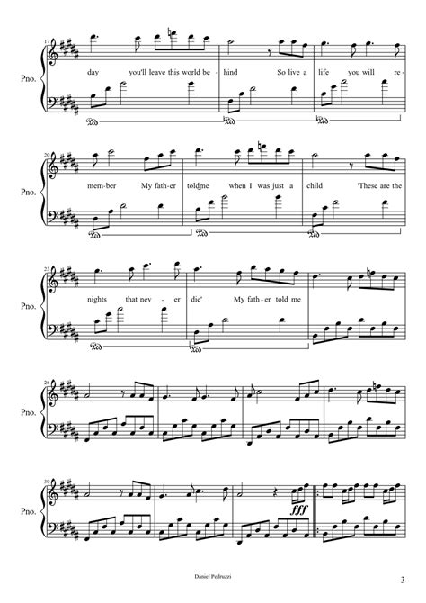 The Nights - Avicii (Lyrics) Sheet music for Piano (Solo) | Musescore ...