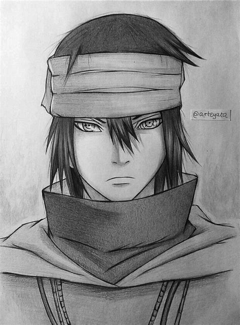 Sasuke | Fan art naruto, Naruto e sasuke desenho, Anime