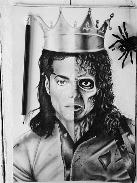 Michael Jackson Drawing Thriller by AndreeaCJ on DeviantArt