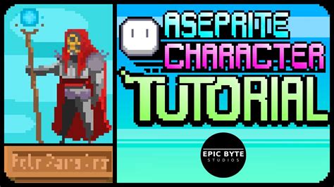 How To Draw Pixel Art Character - Tutorial - YouTube