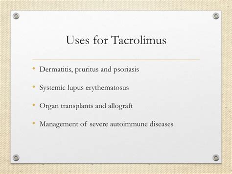 PPT - Transplantation: Mechanisms of Tacrolimus PowerPoint Presentation ...