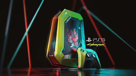 ArtStation - PS5 Redesign Cyberpunk 2077 Edition