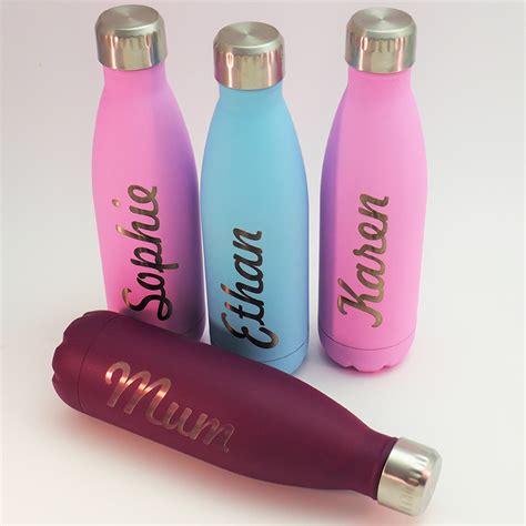 Personalised Stainless Steel 500ml Drink Bottle - Personalised For Me