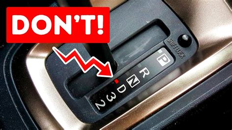 7 Things You Shouldn't Do In an Automatic Transmission Car