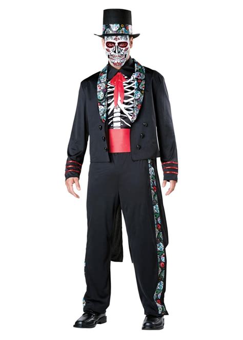 Day of the Dead Caballero Mens Costume - Scary Costumes