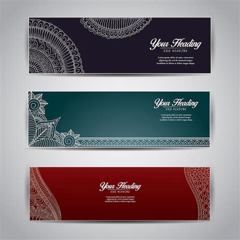 Free Vector | Elegant banner collection