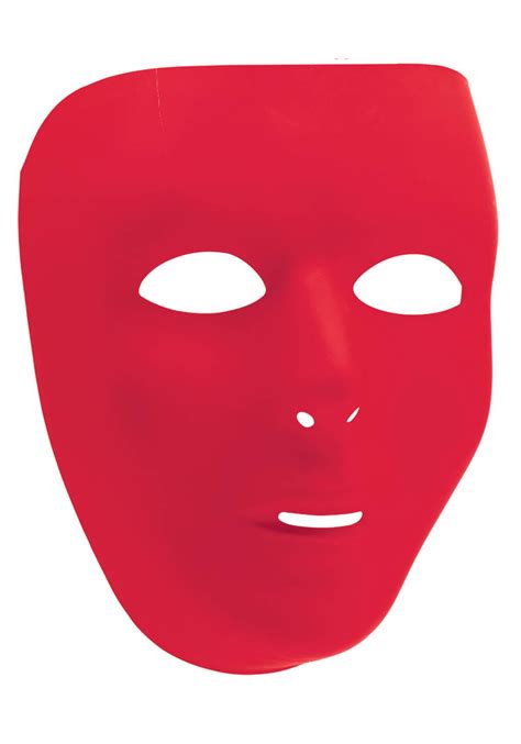 Red Full Face Mask