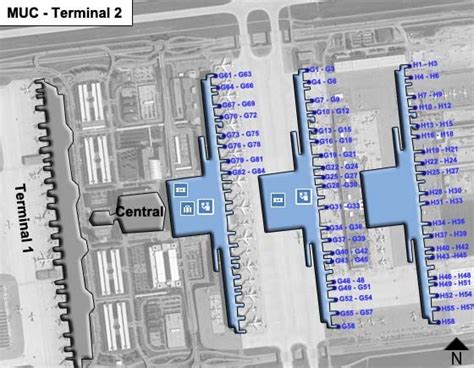 Munich Airport MUC Terminal 2 Map