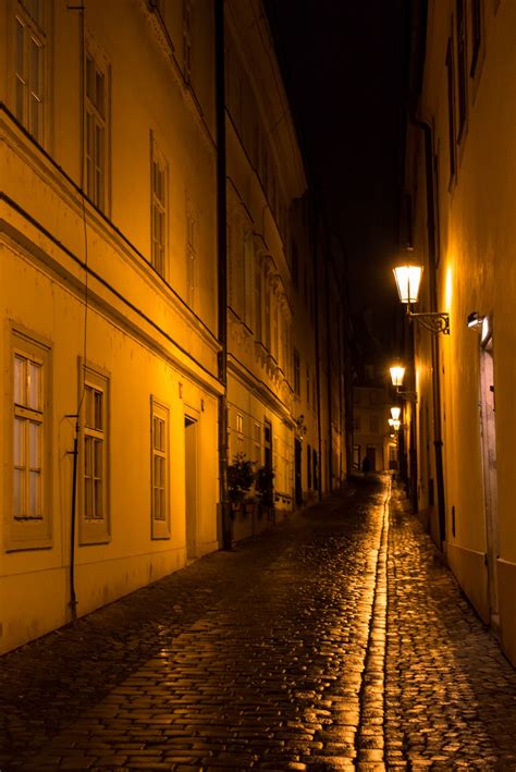 Free Images : road, night, town, alley, evening, darkness, street light, lighting ...