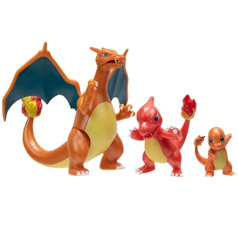 Buy Pokémon Select Evolution 3 Pack - Features 2-Inch Charmander, 3 ...