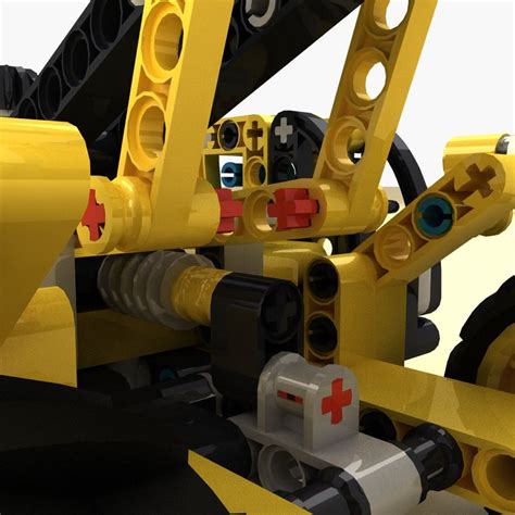 Lego Technic TeleHandler 3D Model $39 - .3ds .max .obj .fbx .dwg - Free3D