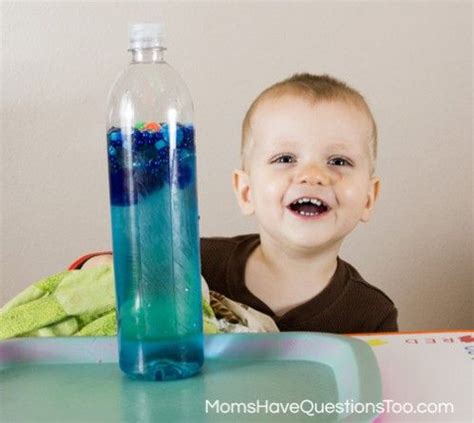 Sensory Bottle I made this sensory bottle using a Perfect (that’s the brand) water bottle. I ...