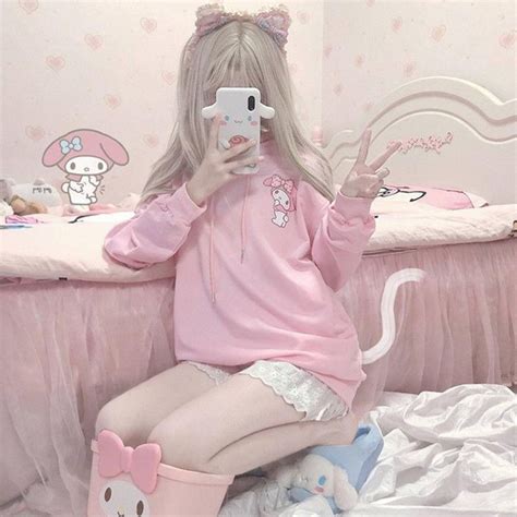 Cozy Melody Hoodie in 2021 | Kawaii clothes, Pink outfits, Anime hoodie