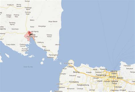 Bandar Lampung Map - Indonesia