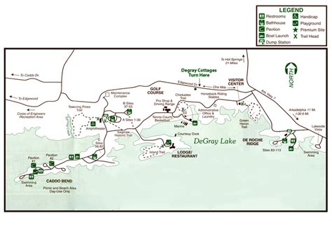 Map Directions – DeGray Lake Cottages