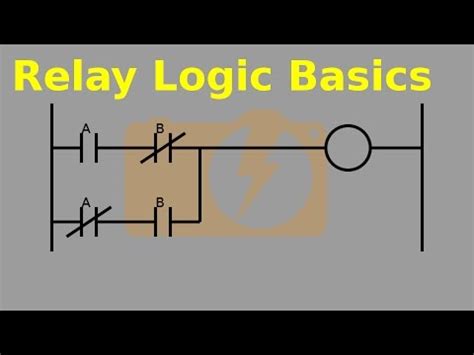 Relay Logic Part 1: The Basics - YouTube