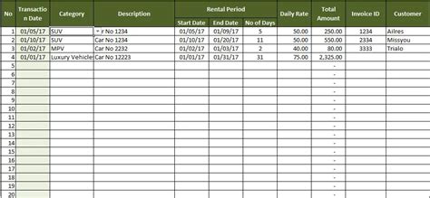 5+ Free Rental Property Expenses Spreadsheets - Excel TMP