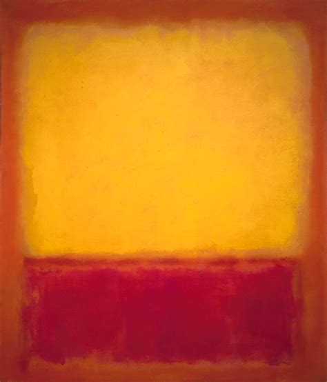 Mark Rothko Paintings Yellow Over Purple Painting Abstract - Etsy India