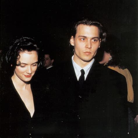 Johnny Depp and Winona Ryder at ShoWest 1990 - JOHNNY DEPP & WINONA ...