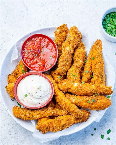 Air Fryer Chicken Fingers | Clean Food Crush