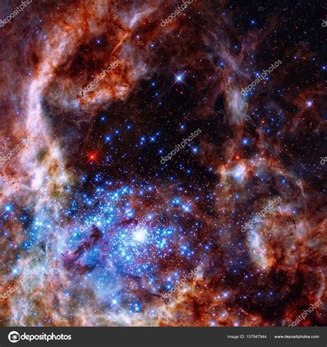 Region of the Tarantula Nebula in the Large Magellanic Cloud. Stock Photo by ©NASA.image 157947944