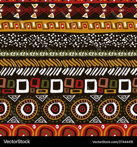 African tribal art traditional africa seamless Vector Image