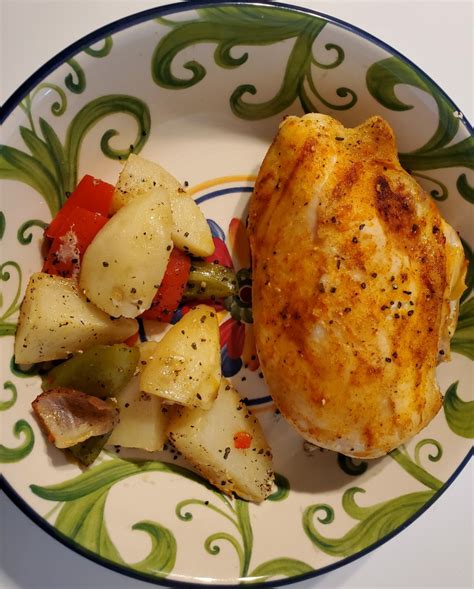 Roast Chicken Breast with Veggies – Just2note