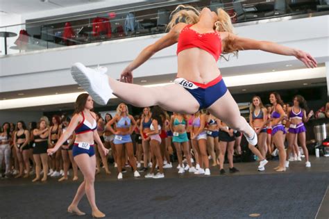 New England Patriots cheerleader auditions at Gillette Stadium – Boston ...