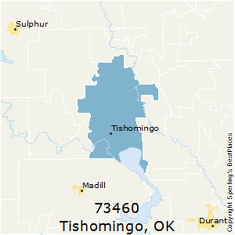 Tishomingo (zip 73460), OK