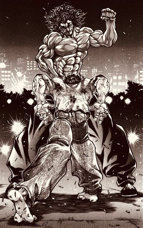 Baki Manga Panels