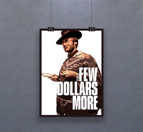 For A Few Dollars More 1965 Poster Spaghetti Western Film - Etsy