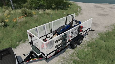 Big Tex landscaping trailer FS22 - KingMods