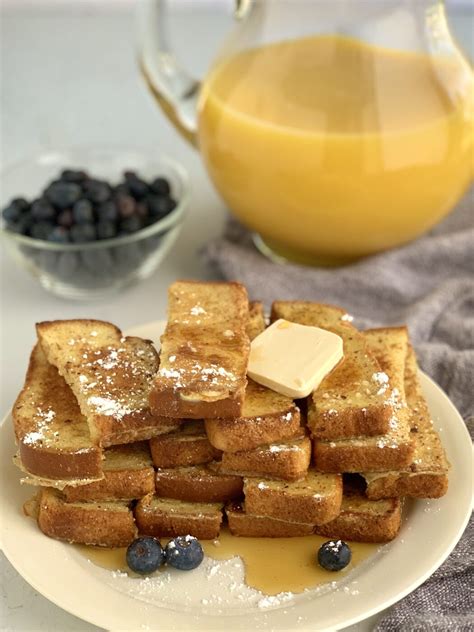 French Toast Sticks - Eating Gluten and Dairy Free